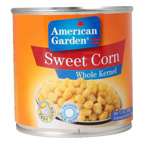 American Garden Sweet Corn Whole Kernel 340 Gram