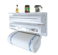 Lavish [ 1- Piece ] Triple Layer Towel Rack Bathroom Accessories Shelf Organizer Kitchen Roll Towel Paper Holder