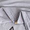 6-Piece King Size Duvet Cover Set 1 Duvet Cover + 1 Fitted Sheet + 4 Pillow Cases Microfibre SAYONEE