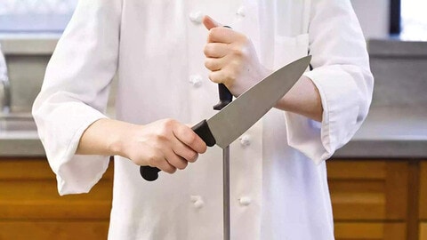 Bita Stainless Steel Knife Sharpener Flat 12 Inch