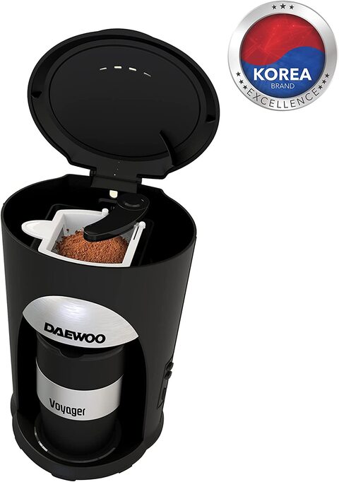 Daewoo DCM-1875 12-Cup 220 Volt Coffee Maker with Timer & Display