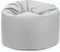 Luxe Decora Cudens Fabric Bean Bag (Compact, Ashen White)