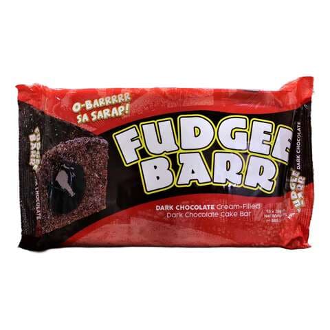 Fudgee Barr Dark Chocolate Cake Bar 38g Pack of 10