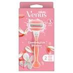 Buy Gillette Venus Spa Breeze Shaving Razor Set Pink 3 PCS in UAE