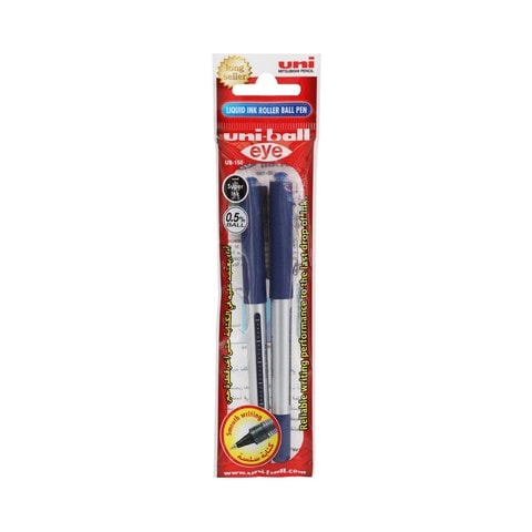 Buy Uni-Ball Eye Micro Liquid Ink Roller Pen BE 0.5mm 2pcs Blue Online