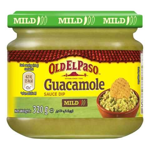 Old El Paso Mild Flavour Guacamole Sauce Dip 320g