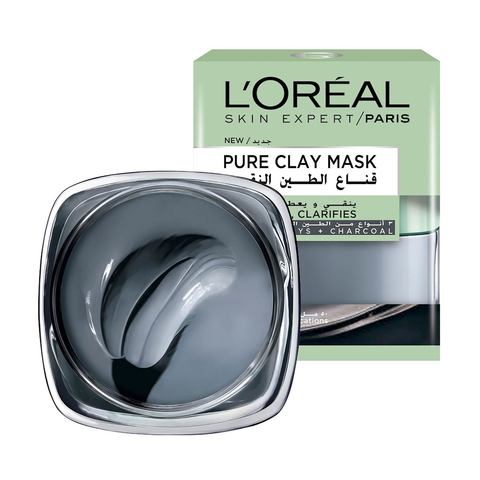 L&#39;Oreal Paris Detoxify Pure Clay Mask With Charcoal Grey 50ml