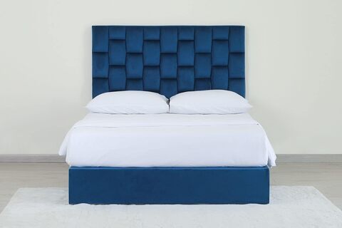 Velvet full deals size bed