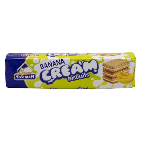 Buy Deemah Banana Cream Biscuits 90g in Kuwait