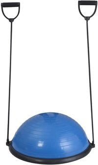 SKY-TOUCH New Yoga Ball Balance Trainer Yoga Fitness Strength Exercise Workout w/Pump Blue