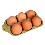 Buy Palms 60-70 Brown Eggs 6 Pieces in Kuwait