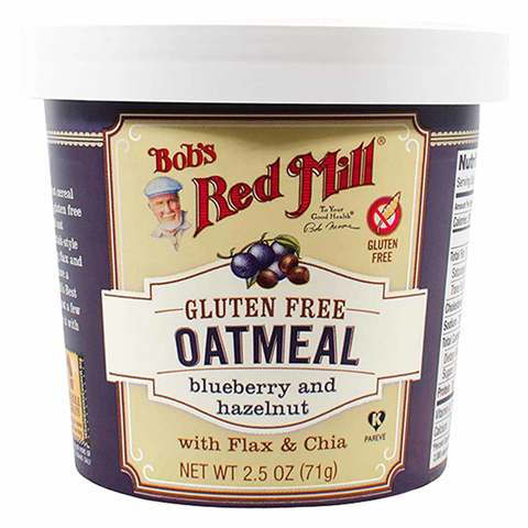 Bob&#39;s Red Mill Gluten Free Oatmeal Cup Blueberry And Hazelnut 71g
