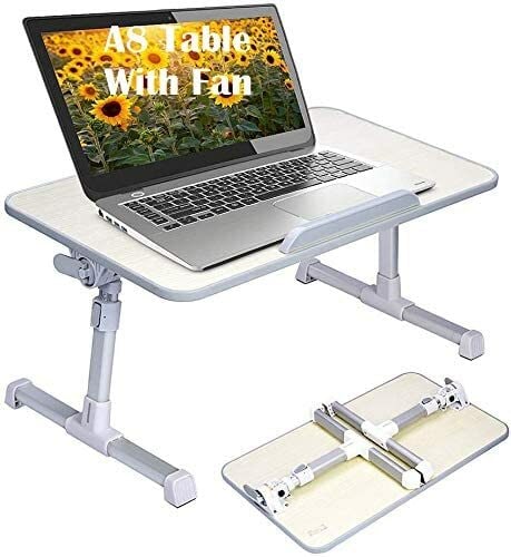 Buy Rdn Folding And Folding Table Laptop Table With Cooling Fan Computer Table Simple Folding Table Computer Tray Bed Tray Student Dormitory Bed Table Online Shop Electronics Appliances On