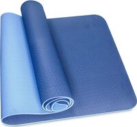 Sky Land Fitness Adult Tpe Yoga Mat Em-9304-B - Blue, L, 183 X W 61 X 0.6 Cm