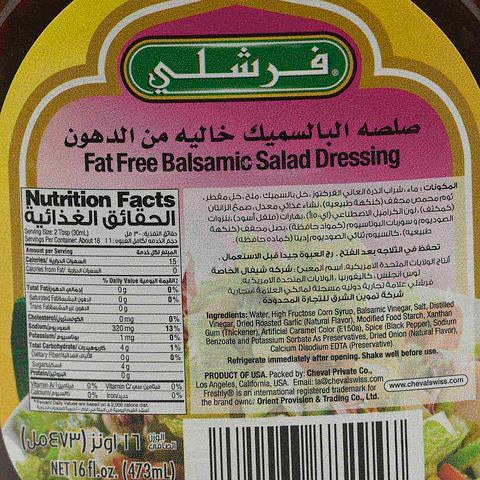 Freshly Salad Dressing Balsamic Fat Free 453ml