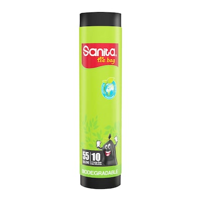 Buy Sanita Club Trash Bags Biodegradable 5 Gallons 130 Bags Online - Shop  Cleaning & Household on Carrefour Saudi Arabia