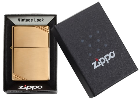 Zippo Lighter Model 270-Vintage Hp Brass