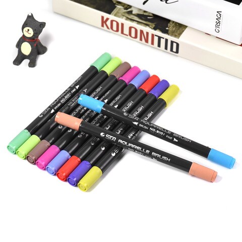 INNOVATIVE Colors Graphic Professional Design Art Twin Tip Maker Alcohol  Graphic Pen W/bag Art Twin Marker Pen (80 Colors Set) price in UAE,   UAE