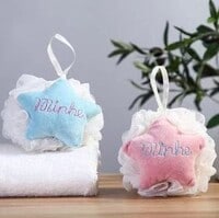 Soft Bath Sponge With Shower Mesh Foaming Loofah Exfoliating Scrubber For Body And Face With Premium Look.
