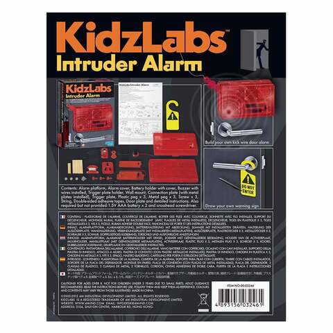 4M Kidzlabs Spy Science Intruder Alarm