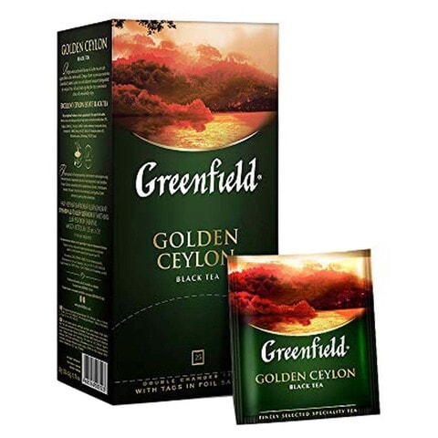 Greenfield Golden Ceylon Black 25 Tea Bags