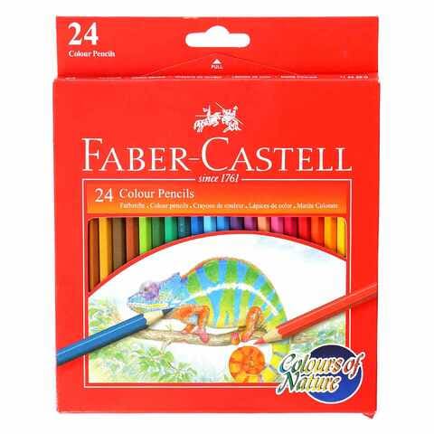 Faber-Castell Colours Of Nature Flat Pencil Colour Pencils Multicolour 24 PCS