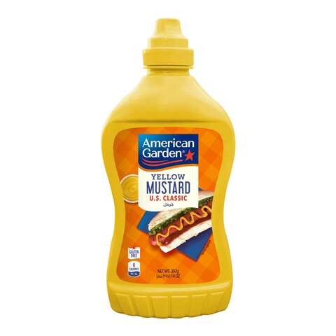 American Garden U.S. Mustard Original Gluten-Free Vegan 397g