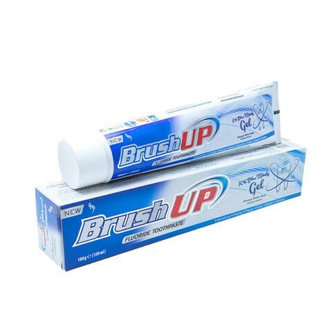 Buy Brush Up Fluoride Toothpaste - 130 ml - Blue in Egypt