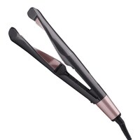 KKmoon-Professional Flat Iron LED Hair Straightener Twisted Plate 2-in-1 Ceramic Curling Iron Hair Curler for All Hair Types