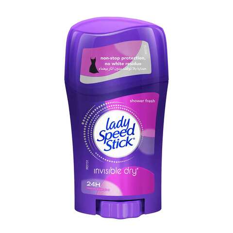 Lady Speed Stick, Invisible Dry, Antiperspirant Deodorant, Shower Fresh, 40g