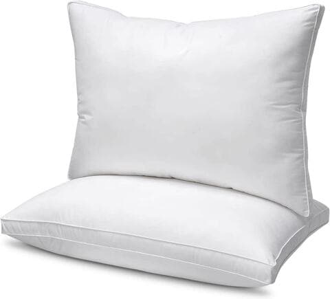 Pillows Standard Size 2 Pack for Sleeping, Soft and Supportive Bed
