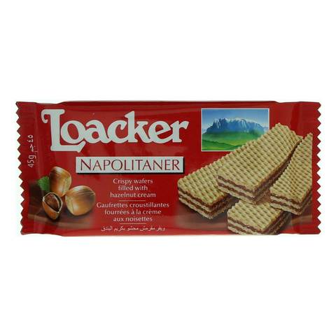 اشتري ويفر Loacker لواكر نابولتانير مقرمش 45 غم