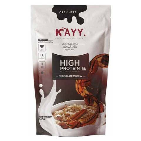 Kayy Chocolate Mocha High Protien Instant Oatmeal Packet- 300 G price ...