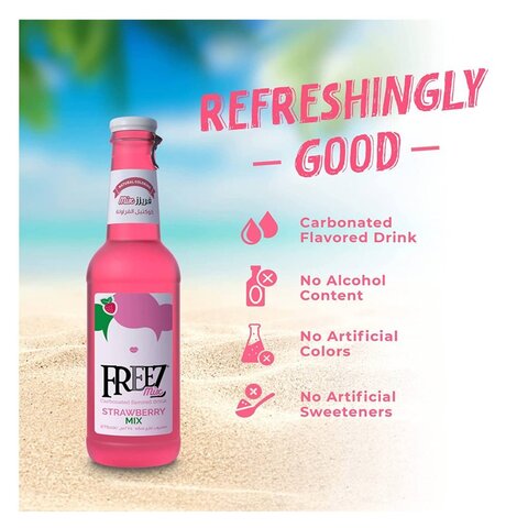 Freez Strawberry Mix Carbonated Flavored Drink 275ml
