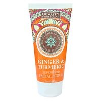 Beauty Formulas Ginger And Turmeric Superfood Facial Scrub Orange 150ml