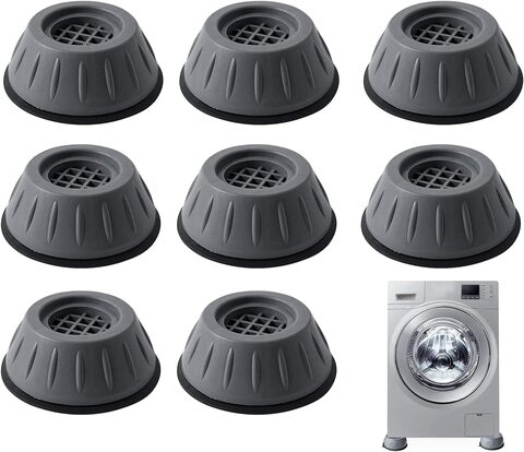 Sky-Touch 8Pcs Anti Vibration Pads For Washing Machine Stand To Prevent Shifting, Shaking, And Walking For Home Use, Shock And Noise Cancellation For Washer And Dryer