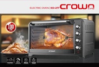 Crownline EO-277 Electric Oven, Convection, Rotisserie, Baking, and Grill function, Capacity: 100 L, 250&deg;C, 2800W, 50/60Hz, 220-240V