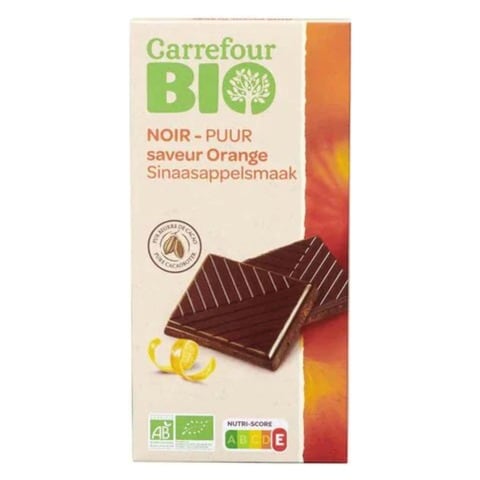 Carrefour Bio Organic Dark Chocolate Orange 100g