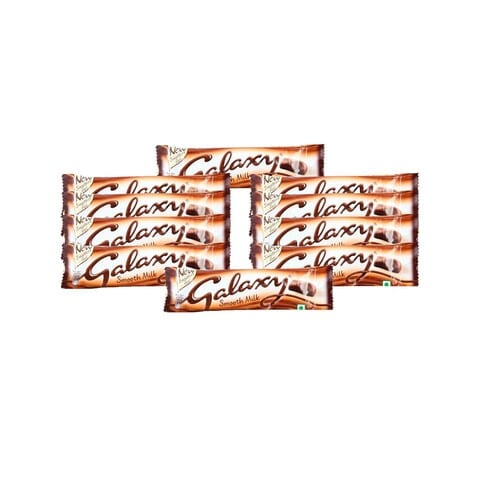 Galaxy Smooth Milk Chocolate Bar 36g Pack of 10
