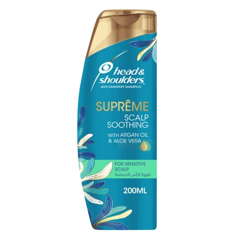 Head &amp; Shoulders Supreme Anti-Dandruff Shampoo Scalp Soothing With Argan Oil And Aloe Vera 200ml