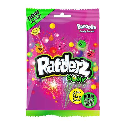 Buy Rattlers sour chew candy 120 g in Saudi Arabia