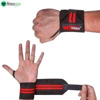 Max Strength Adjustable Sports Wrist Wraps Hand Support Band, Compression Wrist Brace Straps Effective For Carpal Tunnel, Weight Lifting, Boxing, Gymnastics, Typing And Wrist Guard