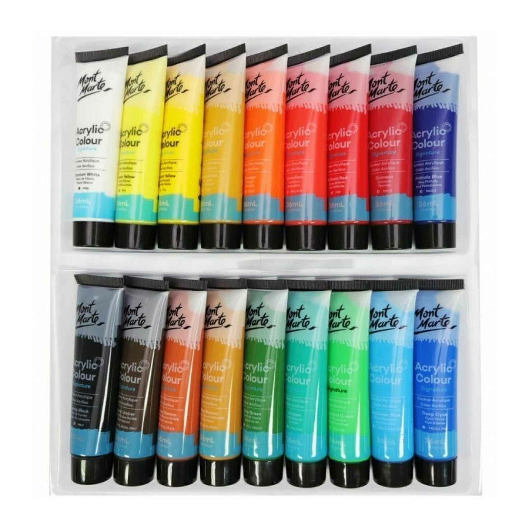 J MARK Paint Kit, 22 Piece Set Acrylic Canvas Qatar