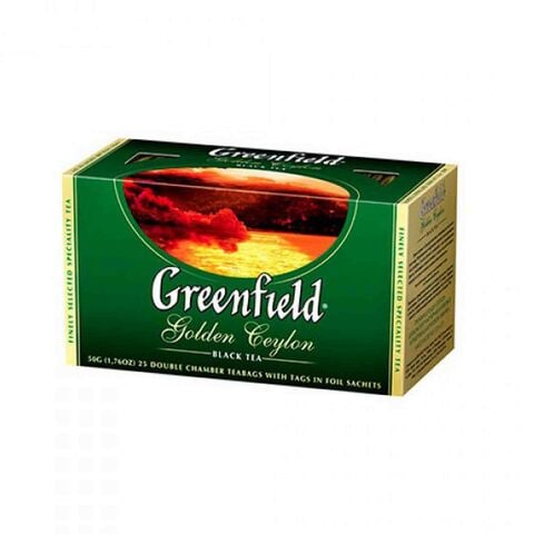Greenfield Golden Ceylon Black 25 Tea Bags