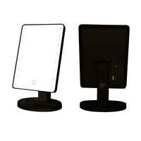 Lavish Professional 16 LED Light Makeup Mirror Adjustable Light Touch Screen Makeup Mirror [1-Unit, Black]
