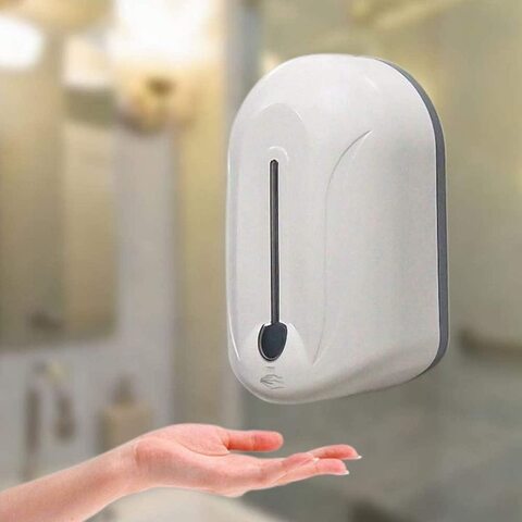 Royal Apex Soap Dispenser Wall Mounted Touch-less, Automatic Hand Sanitizer Dispenser Touch Free Motion Smart Sensor, 4Pcs &ldquo;AA&rdquo; Batteries Operated for Home Bathroom Kitchen Etc&hellip;1100 ML&hellip;