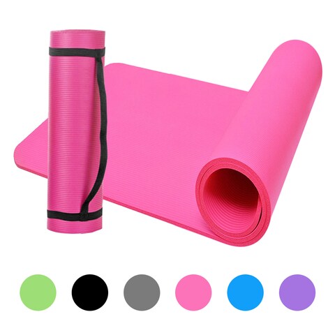 Buy Generic-10mm Thick Yoga Mat Non-Slip Exercise Mat Pad with