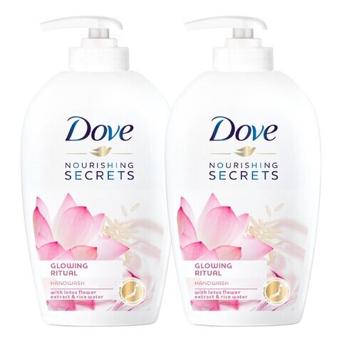 اشتري Dove Nourishing Secrets Glowing Ritual Hand Wash 250ml Pack of 2 في الامارات