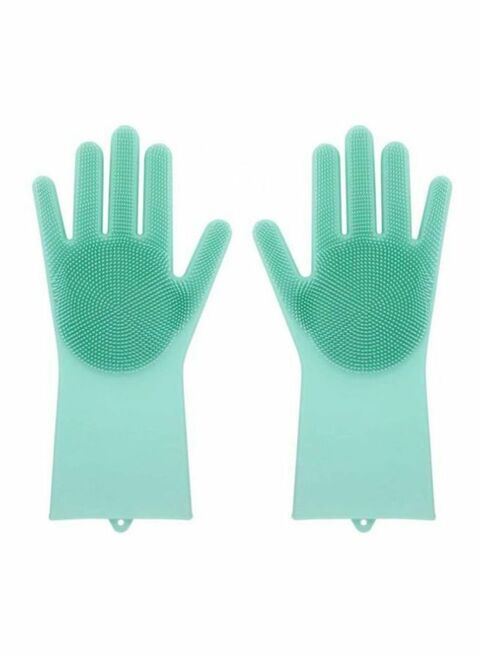 Buy Generic Pair Of Magic Cleaning Gloves Green 33.5X 15Centimeter in Saudi Arabia