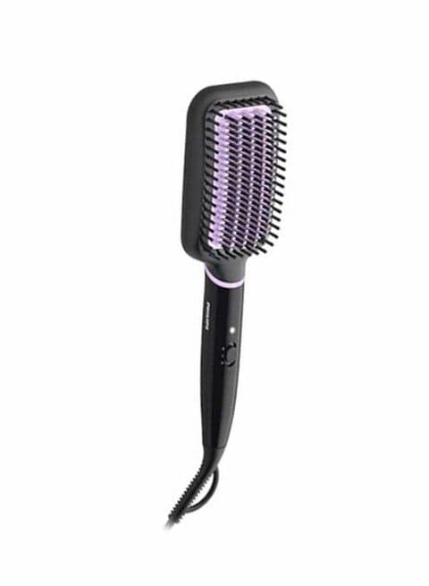 Buy Philips Hair Straightening Brush Black Violet Online Shop